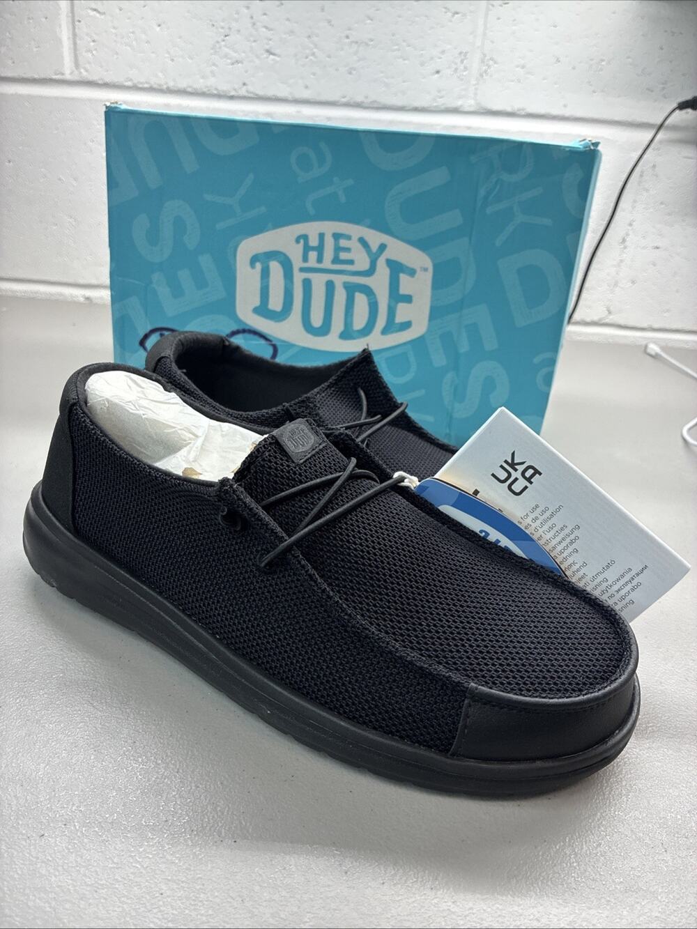 HEY DUDE Women’s Wendy Work CE Slip-On Loafers Lightweight CE-Certified Work